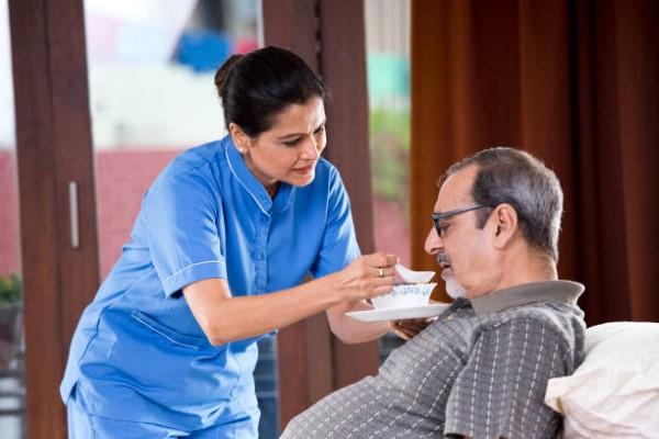 Feeding Elderly People in Turiya